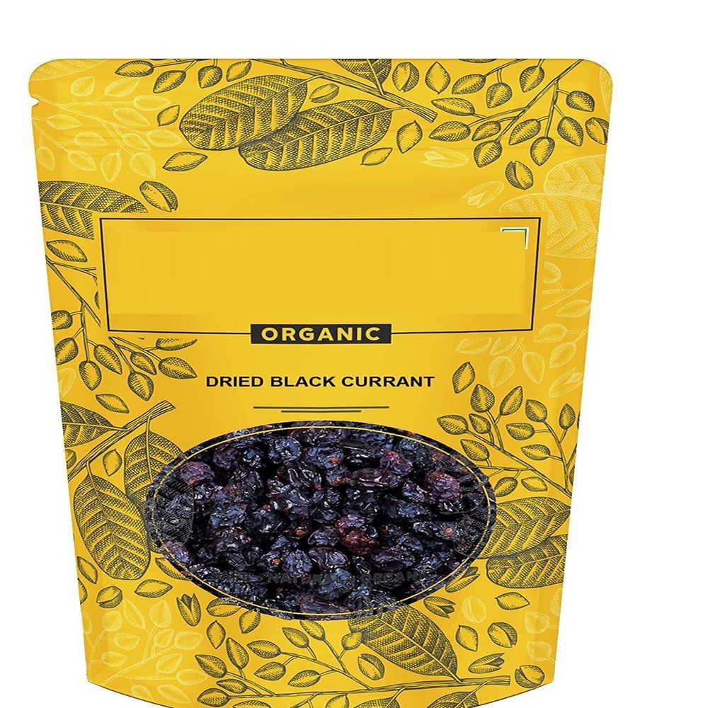 JB Organic Dried Black Currant | Dried Greece Black Currents | Seedless Black Raisins (1 Kg)
