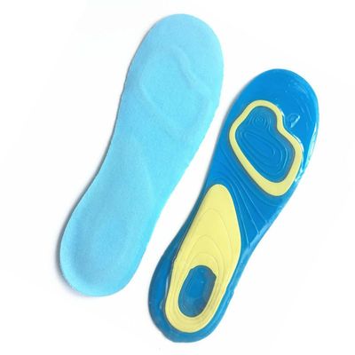 Eminchu Silicone Insoles, High Rebound Shock Absorbing Insoles, Extra Cushioning Arch Support Inserts for Walking Comfort, Ideal for Female (Female)