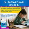 KIDS SMART Hi DHA Omega-3 Fish Oil- 90 Burstlets for Kids 1 and Up | 500mg Fish Oil with DHA & EPA | Brain, Learning, Behavior & Healthy Eye Support | No Fishy Taste, Sugar-Free Fruity Chewable view 2