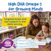 KIDS SMART Hi DHA Omega-3 Fish Oil- 90 Burstlets for Kids 1 and Up | 500mg Fish Oil with DHA & EPA | Brain, Learning, Behavior & Healthy Eye Support | No Fishy Taste, Sugar-Free Fruity Chewable view 3