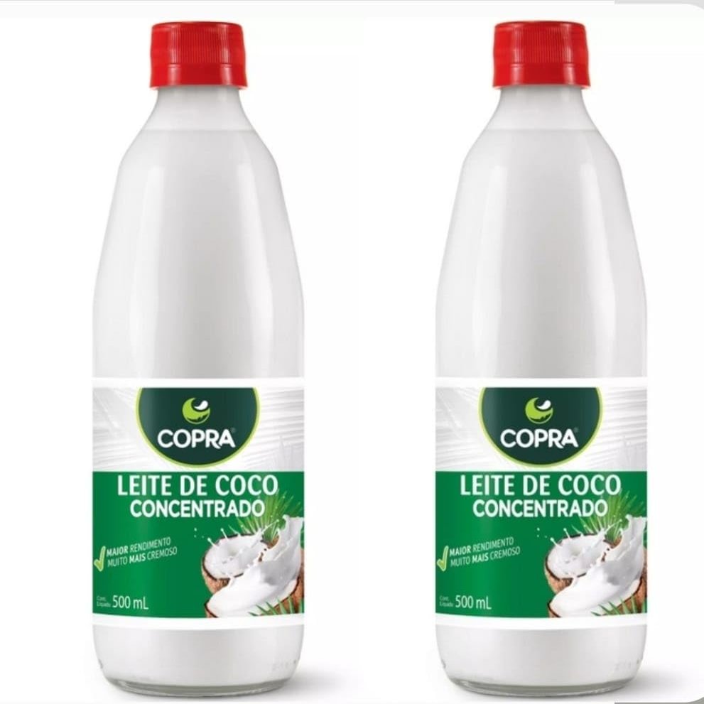 Coconut Milk 16.9 fl oz | Pack of 2 + Brazil in Texas Branded Bracelet | Leite de Coco | Bundle by Brazil in Texas