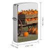 Custom Pumpkins Trolley Lighter Case Personalized Metal Lighter Cover Holder Reusable Shockproof Protective Lighters Without Insert Gift for Men Women Dad Husband view 2