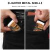 Custom Pumpkins Trolley Lighter Case Personalized Metal Lighter Cover Holder Reusable Shockproof Protective Lighters Without Insert Gift for Men Women Dad Husband view 3