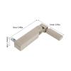 DINHEAROM Nursing Bed Crank Handle - Heavy Duty Manual Hand Crank for Seniors & Patient - 7/16" Shaft, Foldable & Non-Slip Height Adjuster for Home & Hospital Use view 2