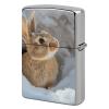 Custom Rabbit Lighter Case Personalized Metal Lighter Cover Holder Reusable Shockproof Protective Lighters Without Insert Gift for Men Women Dad Husband view 1