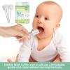 30PCS Newborns Mouth Cleaner, Tongue Gauze Cleaner Toothbrush, Safe Soft Newborns Gauze Toothbrush, Comfortable Orals Cleaning Supplies, for Home, Travel and Hotel view 2