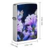 Custom Campanula Butterflies Lighter Case Personalized Metal Lighter Cover Holder Reusable Shockproof Protective Lighters Without Insert Gift for Men Women Dad Husband view 2