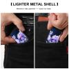Custom Campanula Butterflies Lighter Case Personalized Metal Lighter Cover Holder Reusable Shockproof Protective Lighters Without Insert Gift for Men Women Dad Husband view 3