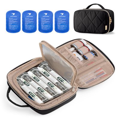 YARWO Insulin Cooler Travel Case Compatible with Zepbound&Mounjaro Injector