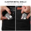 Custom Grey Paris Eiffel Tower Lighter Case Personalized Metal Lighter Cover Holder Reusable Shockproof Protective Lighters Without Insert Gift for Men Women Dad Husband view 3