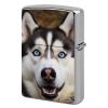 Custom Stupid Husky Dog Lighter Case Personalized Metal Lighter Cover Holder Reusable Shockproof Protective Lighters Without Insert Gift for Men Women Dad Husband view 1
