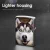 Custom Stupid Husky Dog Lighter Case Personalized Metal Lighter Cover Holder Reusable Shockproof Protective Lighters Without Insert Gift for Men Women Dad Husband view 4