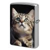 Custom Cat Lighter Case Personalized Metal Lighter Cover Holder Reusable Shockproof Protective Lighters Without Insert Gift for Men Women Dad Husband view 1