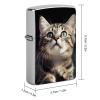 Custom Cat Lighter Case Personalized Metal Lighter Cover Holder Reusable Shockproof Protective Lighters Without Insert Gift for Men Women Dad Husband view 2