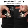 Custom Cat Lighter Case Personalized Metal Lighter Cover Holder Reusable Shockproof Protective Lighters Without Insert Gift for Men Women Dad Husband view 3