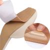Shoe Sole Repair Rubber Soling Sheet 6Pairs Non-Slip Stickers High Heels Sticker Unisex Anti-Slip Self-Adhesive Shoes Mat Heel Sole Protector Rubber Pads(Transparent) view 2