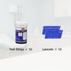 LEFTYCHOICE 10 PCS Total Cholesterol Test Strips for LCLBM-01 2 in 1 Total Cholesterol and Hemoglobin Testing Meter (Device NOT Included) view 2