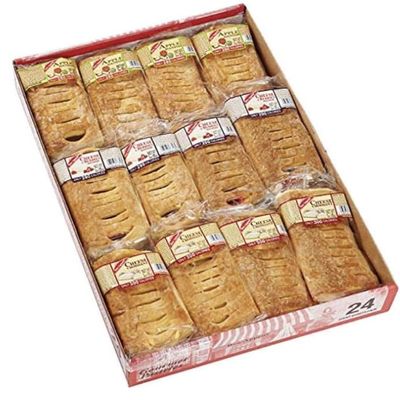 Bon Apetit Expect More Gourmet Danish, Variety Pack, 3 oz x 24 count. 8 - Apple, 8 - Cheese & Berries, 8 - Cheese Croissant