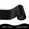 LEEQE Black Satin Ribbon with Rhinestone 6" x 25 Yards Shiny Heat Transfer Decorative Ribbon for Gift Wrapping Party Decoration Bouquets Hair Bows view 2