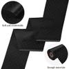 LEEQE Black Satin Ribbon with Rhinestone 6" x 25 Yards Shiny Heat Transfer Decorative Ribbon for Gift Wrapping Party Decoration Bouquets Hair Bows view 3