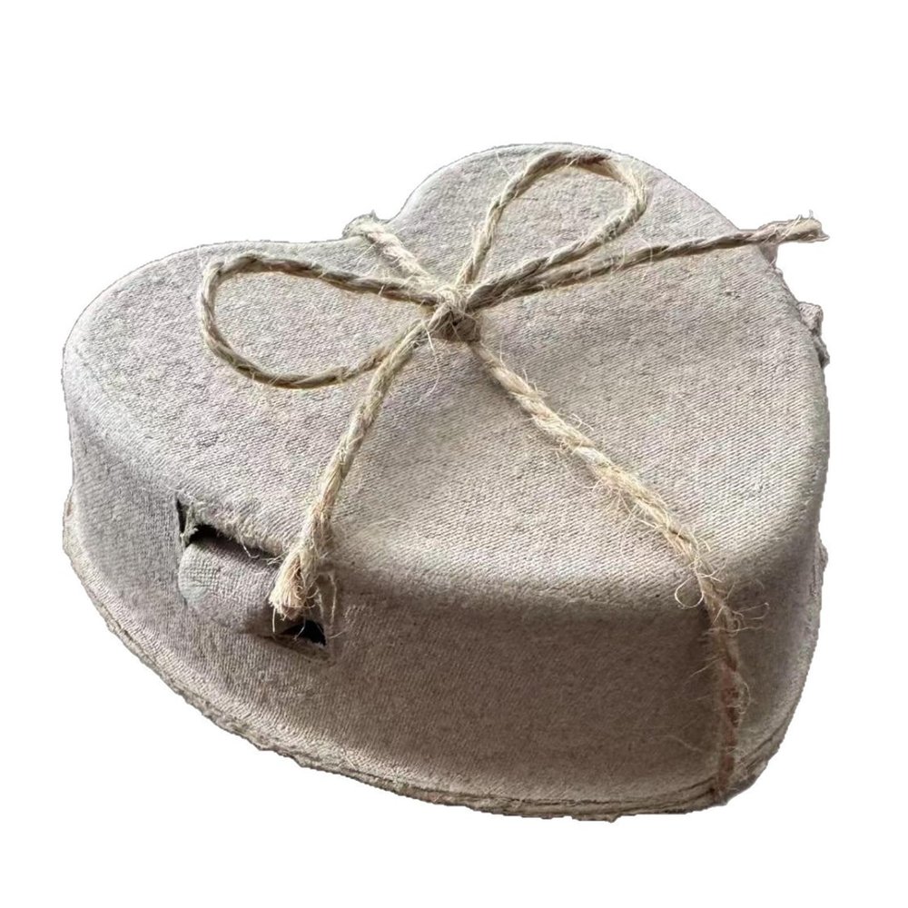 Of 30 Heart Shape Eggs Cartons Made From Sturdy Molded Pulp with Rope Handles for Secure Storage and Display Eggs Container