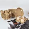 Of 30 Heart Shape Eggs Cartons Made From Sturdy Molded Pulp with Rope Handles for Secure Storage and Display Eggs Container view 2