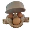 Of 30 Heart Shape Eggs Cartons Made From Sturdy Molded Pulp with Rope Handles for Secure Storage and Display Eggs Container view 4