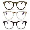 2SeeLife 3-Pack Large Round TR-90 Reading Glasses for Men & Women Medium-Large Fit, Durable, Spring Hinges, Blue Light Readers, Green, Aqua Blue, Brown Tortoise, +1.00 view 1