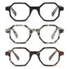2SeeLife 3-Pack Oversized Hexagon TR-90 Reading Glasses for Men & Women MediumWide Fit, Durable, Spring Hinges, Premium Readers, Black, Clear Tortoise, Brown Tortoise, +3.00 view 1