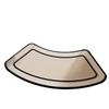 Curved Bathroom Mat Arc Bathroom Floor Mat, Toilet Fan-Shaped Diatom Mud Absorb Water Foot, Household Shower Room Door(04,40x80cm-A) view 2
