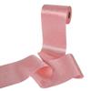 LEEQE Pink Satin Ribbon with Rhinestone 4" x 25 Yards Shiny Heat Transfer Decorative Ribbon for Gift Wrapping Party Decoration Bouquets Hair Bows view 1