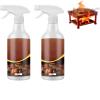 Rivoneed Grill Cleaner, Fast-Acting Heavy-Duty Grill Degreaser Spray, Heavy-Duty Grill & Grate Degreaser Spray, Pellet and Electric Smokers, Stoves and Indoor (2Pcs) view 1