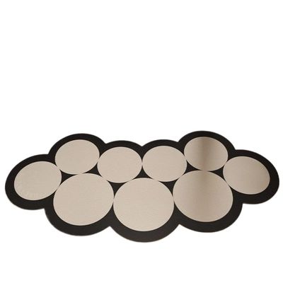 Curved Bathroom Mat Arc Shaped Super Absorbent Bathroom Mat Diatom Mud Toilet Pad Quick-Drying Floor Bath(06,1pc Arc 48x100cm)