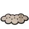Curved Bathroom Mat Arc Shaped Super Absorbent Bathroom Mat Diatom Mud Toilet Pad Quick-Drying Floor Bath(06,1pc Arc 48x100cm) view 1