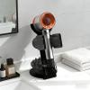 Kangnice Anti-Slide Hair Dryer Stand with Strong Construction, Easy Assembly on Tiles Floor Easy Install Hair Dryer Holder Tool Complimentary Mount view 3
