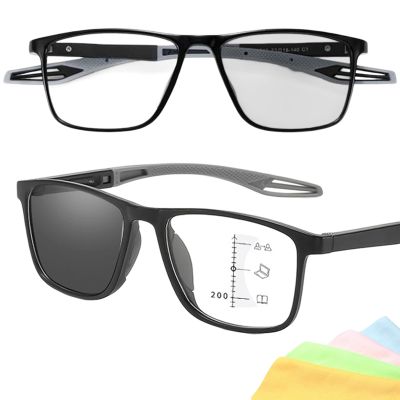 2026 Upgraded Multifocal Reading Glasses Smart Adaptive Technology,Progressive Smart Autofocus Glasses For WomenMen (Grey a, 2.5)