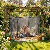 Genrico Net for Camping | Net Mesh 300 x 300 x 250 cm | Protection Mesh for Outdoor Use as Balcony, Garden, Terrace, Camping Pergola and Gazebo view 3