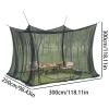 Genrico Net for Camping | Net Mesh 300 x 300 x 250 cm | Protection Mesh for Outdoor Use as Balcony, Garden, Terrace, Camping Pergola and Gazebo view 4