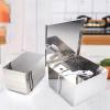 23.5 * 14.5 * 13.5cm,Stainless Steel Seaweed Roasting Oven/Drying Box, Equipped with A Heating Bulb And Four Non-Slip Feet; Features Adjustable Temperature Control view 1