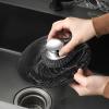 Stainless Steel Scrubber with Handle Removable Metal Scouring Pad for Cast Iron Pans, Stove Grates & Kitchen Sinks, Rustproof Dish Scraper for Burnt Food, 3.54"x2.76"x2.76" (2,Large) view 3