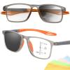 2026 Upgraded Multifocal Reading Glasses Smart Adaptive Technology,Progressive Smart Autofocus Glasses For WomenMen (Orange A, 3.5) view 1