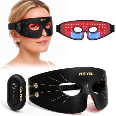 Red Light Therapy for Eyes, 630nm & 850nm for Dark Circles & Puffiness