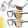 2026 Upgraded Multifocal Reading Glasses Smart Adaptive Technology,Progressive Smart Autofocus Glasses For WomenMen (3pcs B, 4.5) view 1