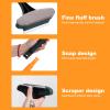 Window Screen Cleaning Brush, Mesh Squeegee Brush for Glass Screens, Screens Glass Cleanings Brushs Squeegee, Multifunctional Window Cleaner Tool for Screen Sofa Wall Cleanings view 4