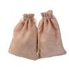 10pcs/lot Drawstring Linen Bags Pouches Big Size 15x20 17x23 20x30cm Home Storage Packaging Bag For Clothes(Deep beige,17x23cm (6.7x9.1in)) view 2