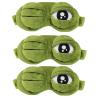 3D Frog Sleep Mask, Funny Eye Mask with Adjustable Eyelids, 100% Blackout Soft Cotton Eye Cover for Women Kids, Travel & Office Naps view 1