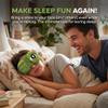 3D Frog Sleep Mask, Funny Eye Mask with Adjustable Eyelids, 100% Blackout Soft Cotton Eye Cover for Women Kids, Travel & Office Naps view 2
