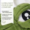 3D Frog Sleep Mask, Funny Eye Mask with Adjustable Eyelids, 100% Blackout Soft Cotton Eye Cover for Women Kids, Travel & Office Naps view 3