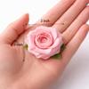 Confect Edible Flower | Edible Blush Pink Flower for cake decorations | Rose Cupcake Toppers | Cupcakes & Doughnut Toppers | Blush Pink Sugar Roses- Pack of 6 view 4