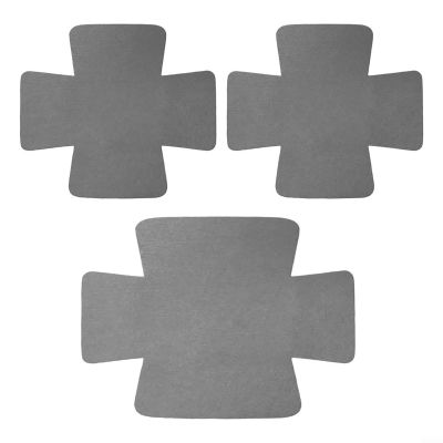 12-Pack Felt Pan Protectors For Baking Sheets, Non-Scratch Storage Mats For Glass Ceramic Cookware, Grey Dish Padding Liners (8 Medium 4 Large)